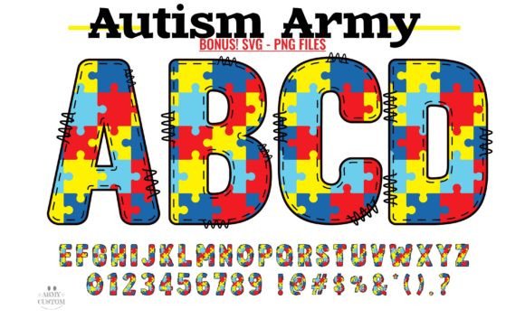 Autism Army: A Creative Font with Real Impact