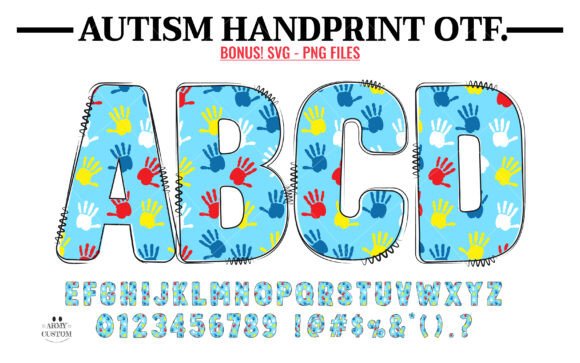 Autism Handprint: A Typeface for Awareness and Advocacy