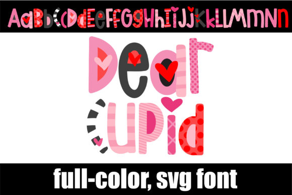 Dear Cupid: A Whimsical Color Font for Modern Designs