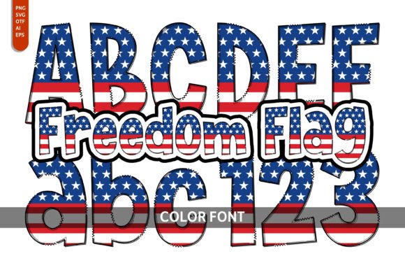 Freedom Flag: Capturing Patriotism in Your Designs