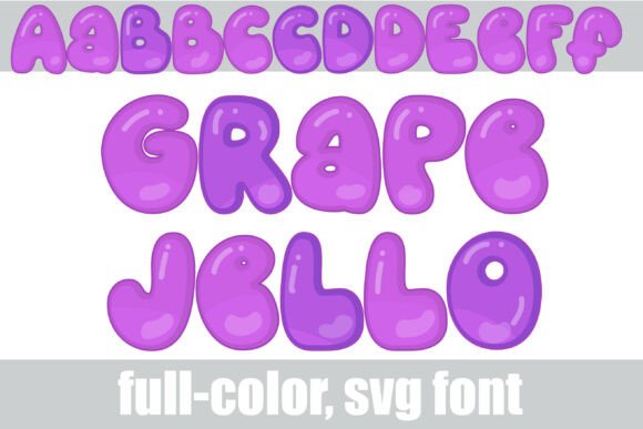 Grape Jello: A Typeface for Playful and Vibrant Designs