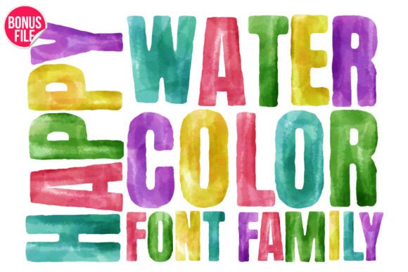 Happy Watercolor: A Typeface with Artistic Soul