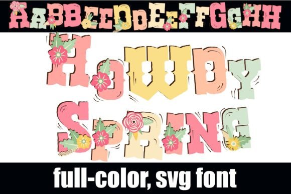 Howdy Spring: A Rustic Display Font with Modern Charm