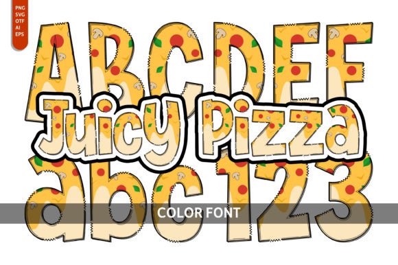 Juicy Pizza: A Font with Flavor and Fun