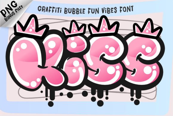 Kiss: The Vibrant Graffiti Font for Playful Branding