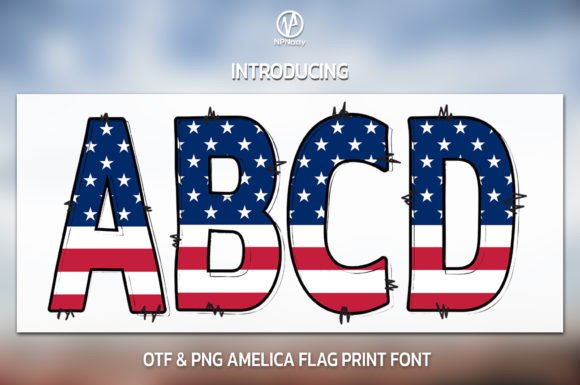 Love Amelica: A Playful Patriotic Font for Creative Projects