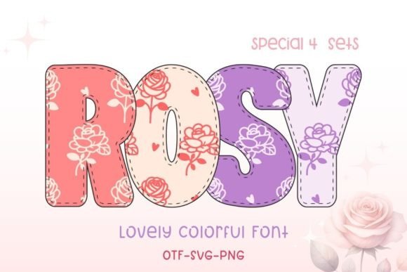 Rosy: A Creative Font for Bold Valentine's Designs