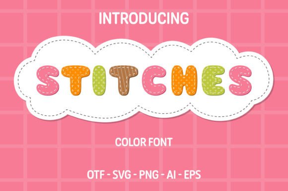 Stitches: A Typeface That Feels Like a Handmade Craft Project