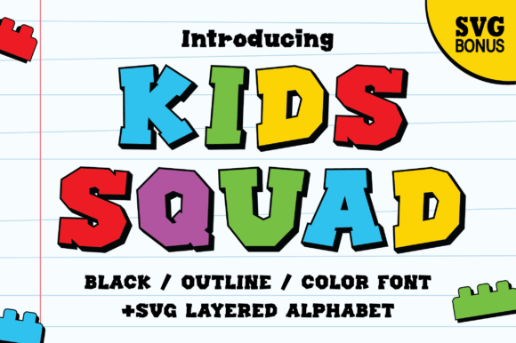 Unleash Creativity with the Kids Squad Font
